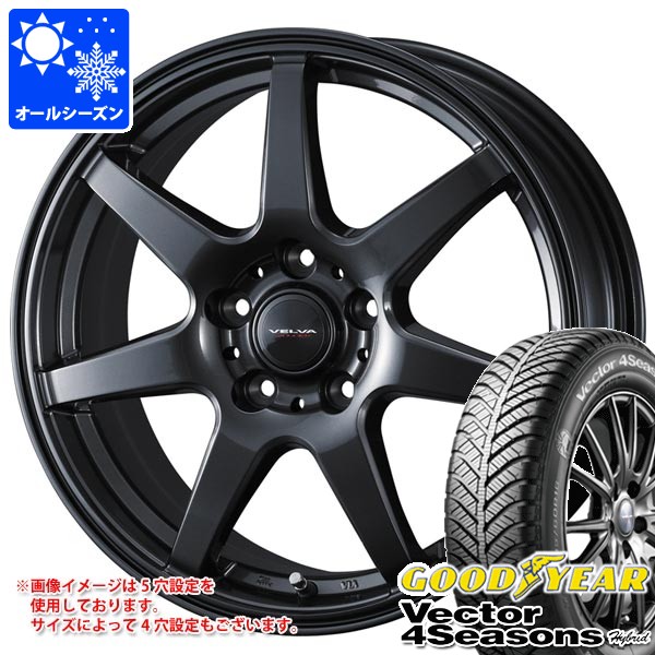 オールシーズン 185/60R15 84H グッドイヤー ベクター 4シーズンズ ハイブリッド ヴェルヴァ ワンダー 6.0-15