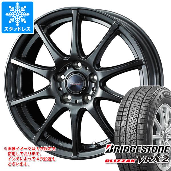 スタッドレスタイヤ ブリヂストン ブリザック VRX2 195/60R17 90Q ヴェルヴァ チャージ 7.0 17 :velch 32605:タイヤマックス