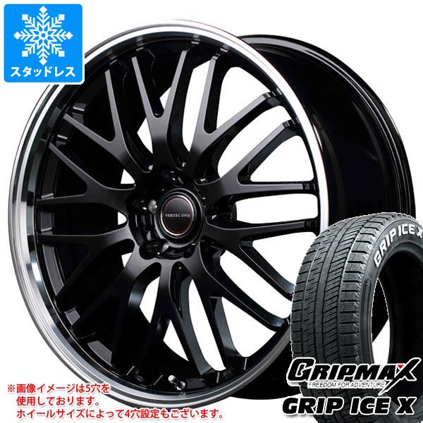 スタッドレスタイヤ グリップマックス グリップアイスエックス 195/65R16 92T ホワイトレター ヴァーテックワン エグゼ10 6.0-16