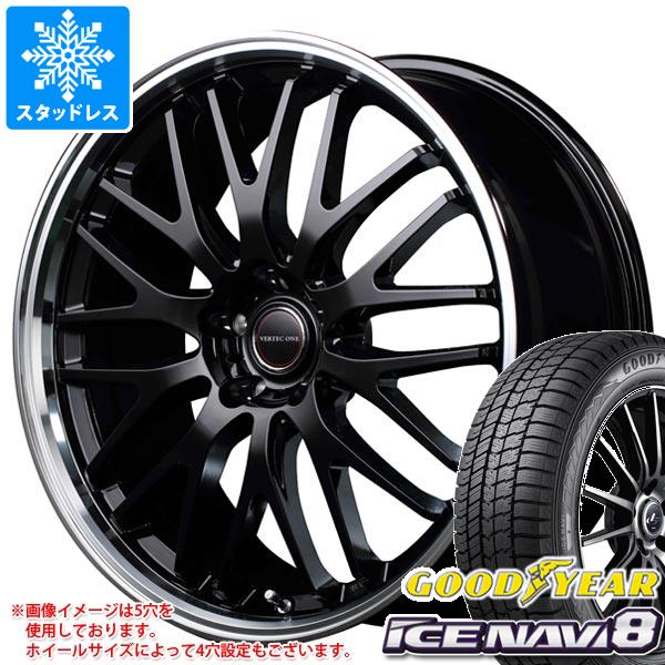 スタッドレスタイヤ グッドイヤー アイスナビ8 225/40R18 92Q XL ヴァーテックワン エグゼ10 7.0-18