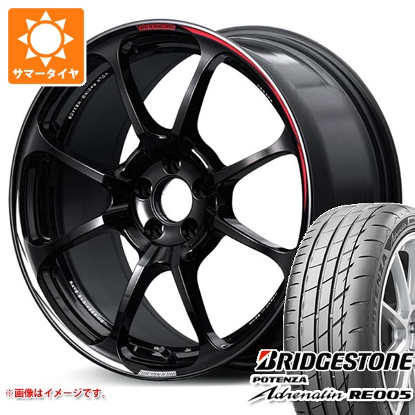RAYS - ホンダ シビック 手あいR FK8用 朱夏タイア ブリヂストン ポテンザ RE005 245/35R19 93Y XL ボルクレーシング NE24 野球クラブ運動競技 9.5-19 夏タイヤ、ホイールセット-自動車