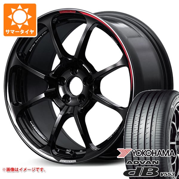 ホンダ シビック タイプR FK8用 サマータイヤ ヨコハマ アドバン デシベル V553 245/40R18 97Y XL レイズ ボルクレーシング NE24 クラブスポーツ 9.5-18