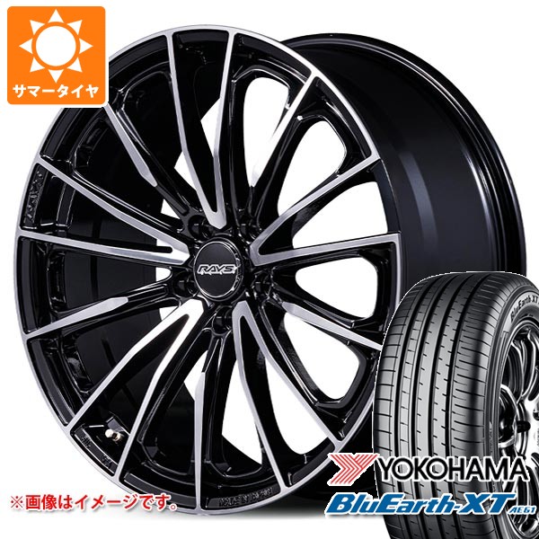 サマータイヤ 215/50R18 92V ヨコハマ ブルーアースXT AE61 レイズ ベルサス ヴォウジェ SE スペックM 7.0-18