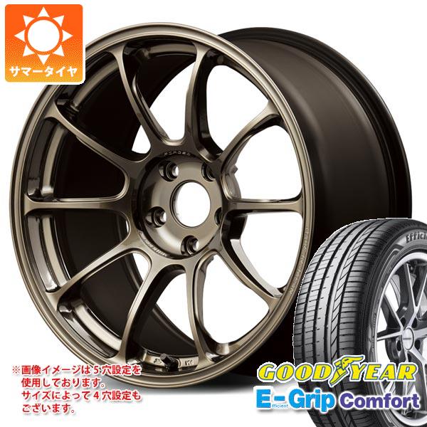 サマータイヤ 215/45R17 91W XL グッドイヤー エフィシエントグリップコンフォート レイズ ボルクレーシング ZE40 7.5-17