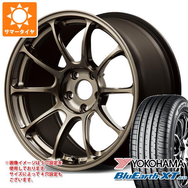 サマータイヤ 215/55R18 99V XL ヨコハマ ブルーアースXT AE61 レイズ ボルクレーシング ZE40 7.5-18