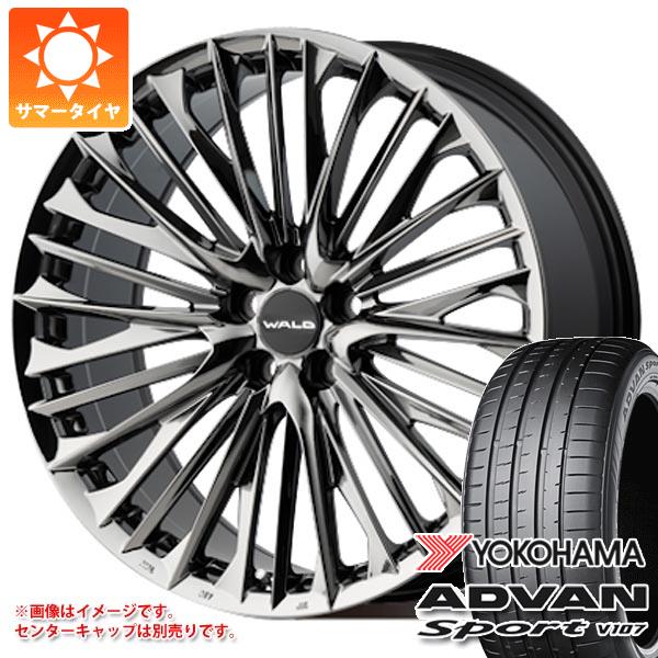 アルファード 40系用 サマータイヤ ヨコハマ アドバンスポーツV107 245/40R21 100Y XL  ヴァルド ジェニュインライン F001 9.0-21｜tiremax