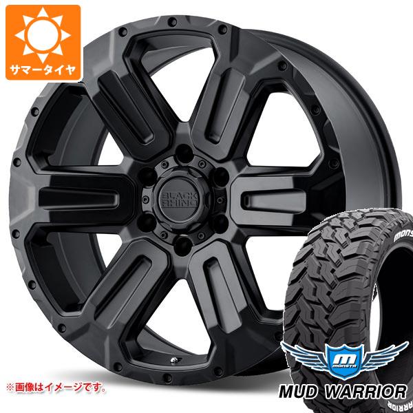 5本セット FJクルーザー 10系用 サマータイヤ モンスタ マッドウォーリアー LT265/70R17 121/118Q ホワイトレター ブラックライノ ワナカ 8.5-17