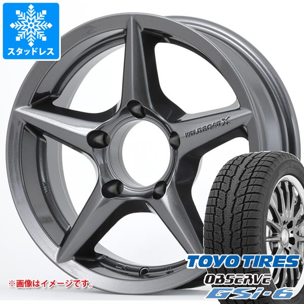 OBSERVE - スズキ ジムニー用 スタッドレス トゥーヨー オブザーブ GSi-6 175/80R16 91Q アピオ ワイルドボア X2 タイヤ、ホイール-自動車
