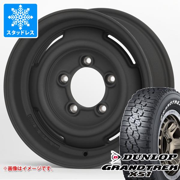 5本セット スズキ ジムニーノマド JC74W用 スタッドレス ダンロップ グラントレック XS1 185/85R16 105/103L LT ホワイトレター アピオ ワイルドボア SR プラス