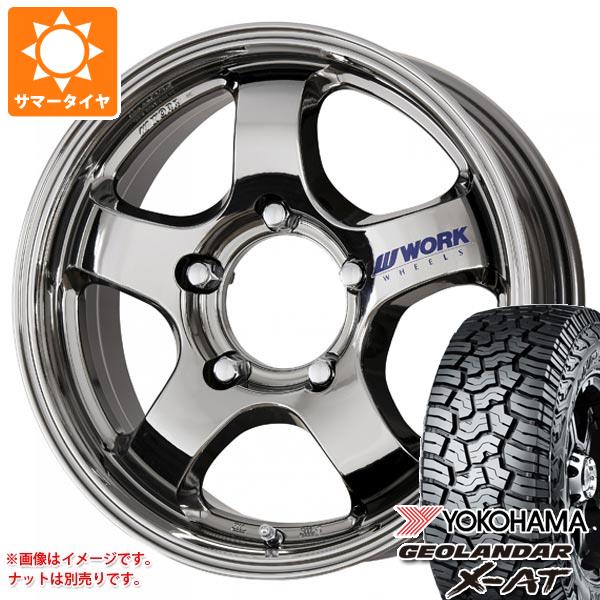 5本セット ジムニー JB64W用 2024年製 サマータイヤ ヨコハマ ジオランダー X AT G016 LT215/70R16 100/97Q ブラックレター ワーク クラッグ S1J 5.5 16 :wcrs1bc 36857 s86768zk 5:タイヤマックス