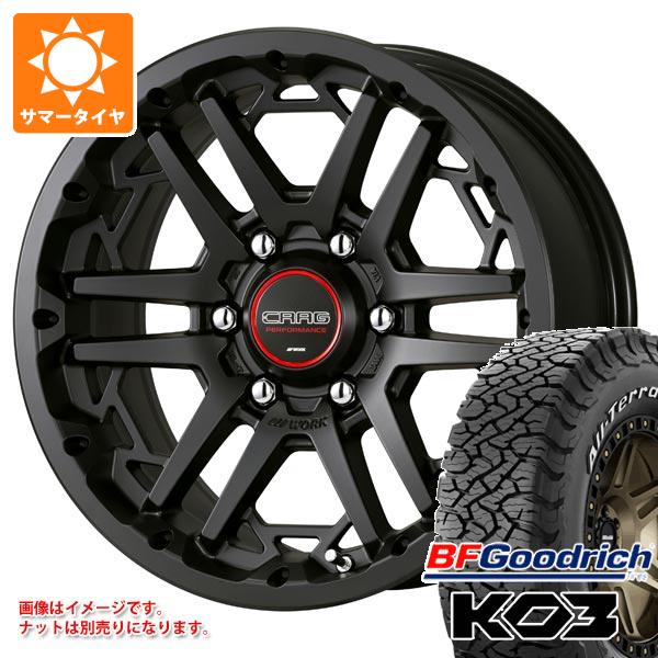 5本セット FJクルーザー 10系用 サマータイヤ BFグッドリッチ オールテレーンT/A KO3 LT265/70R17 118/115S ホワイトレター クラッグ T-グラビック3 8.0-17