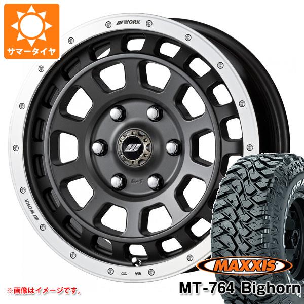 サマータイヤ 265/70R17 118/115Q 8PR マキシス MT 764 ビッグホーン ホワイトレター ワーク クラッグ T グラビック 8.0 17 :wcrtg 36331:タイヤマックス