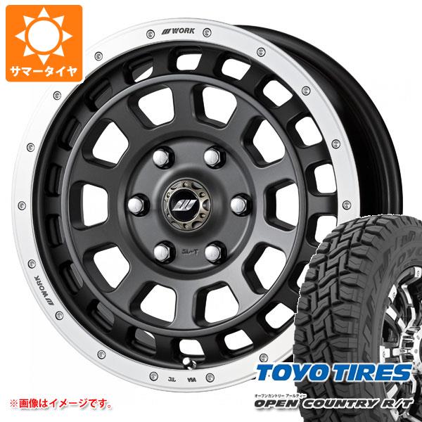 ハイラックスサーフ215系用 サマータイヤ トーヨー オープンカントリー R/T 265/65R17 112Q ホワイトレター ワーク クラッグ T グラビック 8.0 17 :wcrtg 35679 t801055yt:タイヤマックス