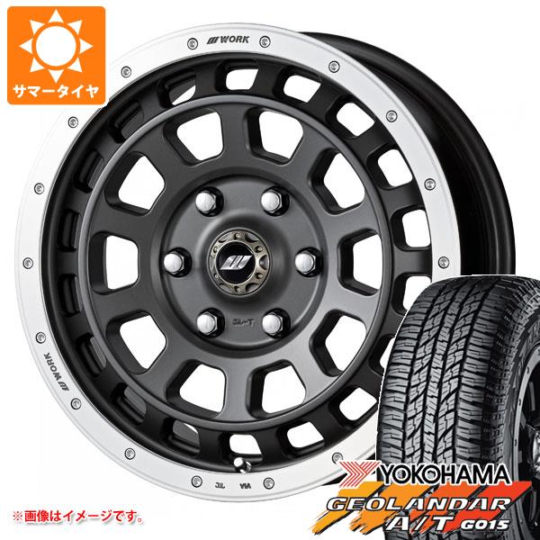 ハイラックスサーフ215系用 サマータイヤ ヨコハマ ジオランダー A/T G015 LT265/65R17 120/117R OWL ワーク クラッグ T グラビック 8.0 17 :wcrtg 34520 t801055yt:タイヤマックス