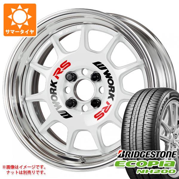 サマータイヤ 215/50R17 91V ブリヂストン エコピア NH200 ワーク エモーション RS11 7.0 17 :wers11 38114:タイヤマックス