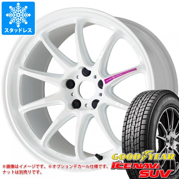 スタッドレスタイヤ グッドイヤー アイスナビ SUV 235/55R19 101Q ワーク エモーション ZR10 8.5-19