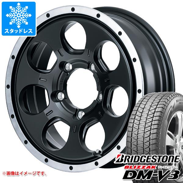 5本セット ジムニー JB64W用 スタッドレス ブリヂストン ブリザック DM-V3 215/70R16 100Q ロードマックス WO-7