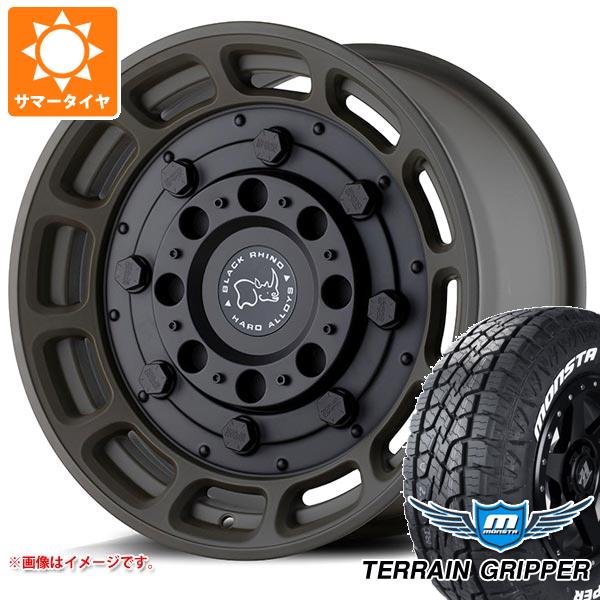 ランドクルーザー プラド 150系用 サマータイヤ モンスタ テレーングリッパー 265/65R17 116T XL ホワイトレター ブラックライノ ウォートホッグ 8.5-17