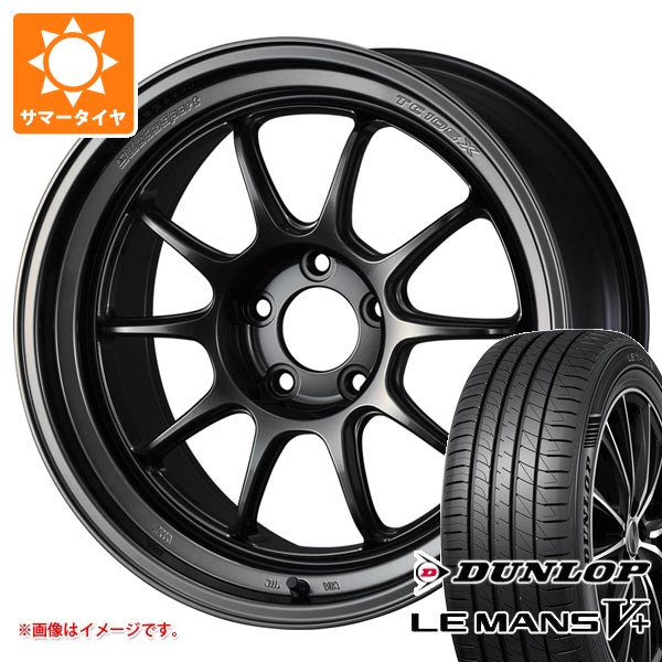 WEDS - 朱夏タイア 225/40R18 92W XL ダンロップ ルマン5 LM5+ ウェッズ運動競技 TC105X DSR 8.5-18 車、バイク、自転車-夏タイヤ、ホイールセット