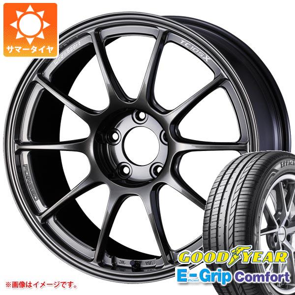 サマータイヤ 215/40R18 89W XL グッドイヤー エフィシエントグリップコンフォート ウェッズスポーツ TC105X フォージド 8.5-18