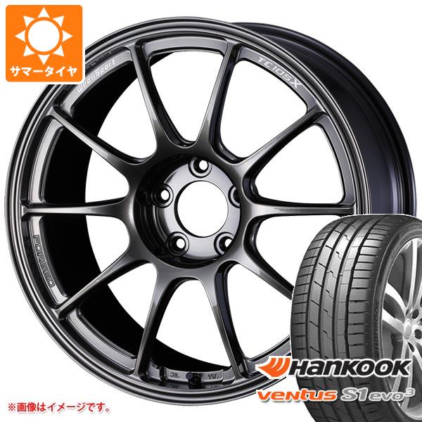 2026年製 サマータイヤ 215/45R18 93Y XL ハンコック ベンタス S1 エボ3 K127 ウェッズスポーツ TC105X フォージド 8.5-18
