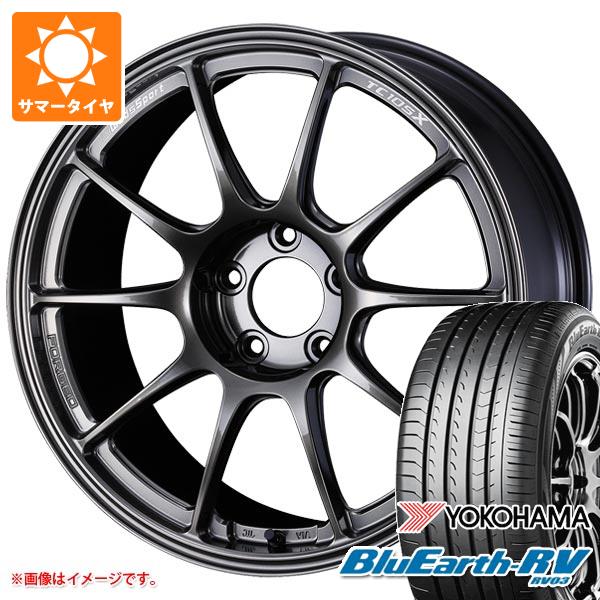 2026年製 サマータイヤ 215/45R18 93W XL ヨコハマ ブルーアースRV RV03 ウェッズスポーツ TC105X フォージド 8.5-18