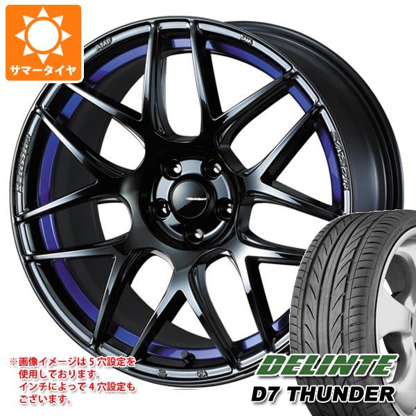 帯電防止処理加工 WEDS サマータイヤ 245/40R18 97W XL デリンテ D7