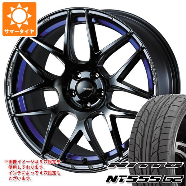 サマータイヤ 245/40R18 97Y XL ニットー NT555 G2 ウェッズスポーツ SA 27R 8.5 18 :wsa27rbl 24108:タイヤマックス