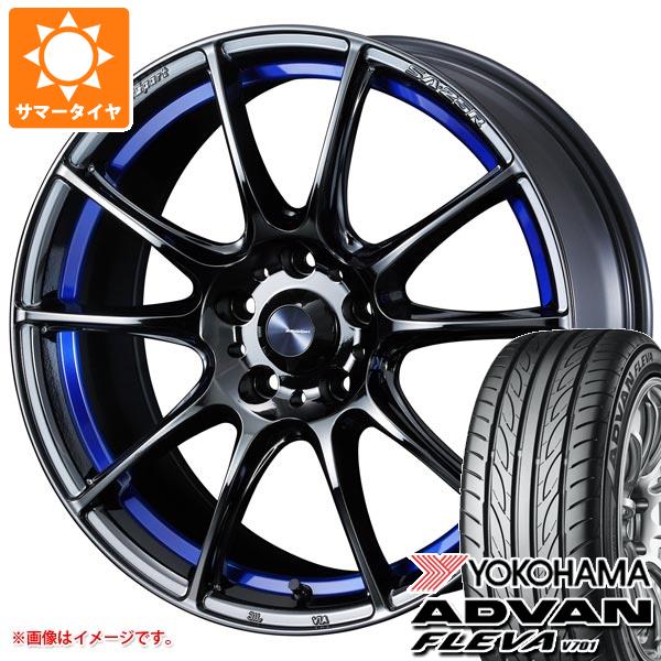 サマータイヤ 215/50R17 95W XL ヨコハマ アドバン フレバ V701 ウェッズスポーツ SA-25R 7.5-17