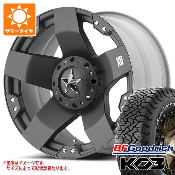 5本セット ジープ ラングラー JK/JL系用 サマータイヤ BFグッドリッチ オールテレーンT/A KO3 LT265/70R17 118/115S ホワイトレター KMC XD775 ロックスター