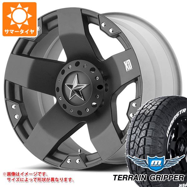 5本セット ジープ ラングラー JK/JL系用 サマータイヤ モンスタ テレーングリッパー LT285/70R17 121/118R ホワイトレター KMC XD775 ロックスター