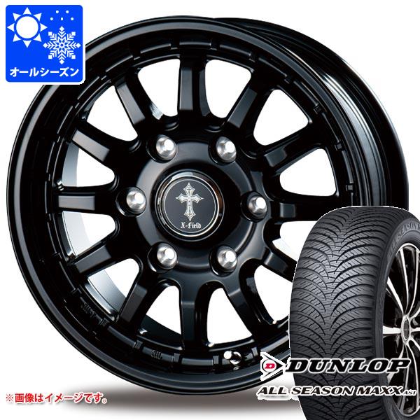ハイエース 200系用 オールシーズンタイヤ ダンロップ オールシーズンマックス VA1 195/80R15 107/105N インターミラノ クロスフィールド アルファ 6.0-15