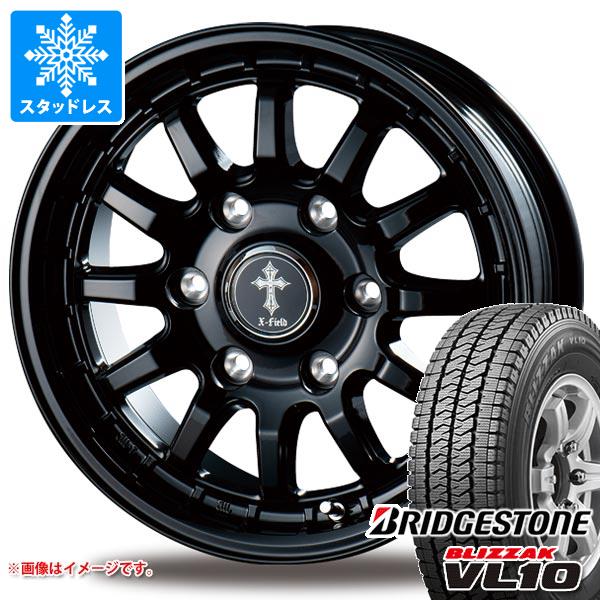 ハイエース 200系用 スタッドレス ブリヂストン ブリザック VL10 195/80R15 107/105N インターミラノ クロスフィールド アルファ