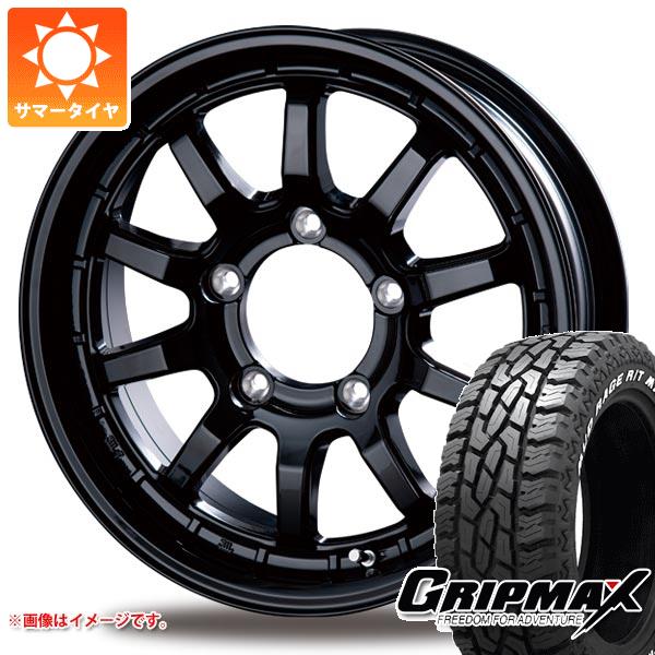 5本セット ジムニー用 サマータイヤ グリップマックス マッドレイジ R/T MAX 175/80R16 91S ホワイトレター インターミラノ クロスフィールド アルファ 5.5-16