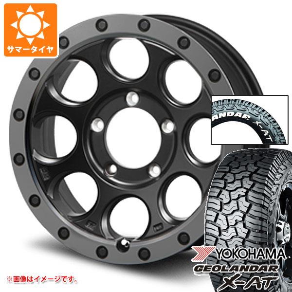 5本セット スズキ ジムニーシエラ JB74W用 サマータイヤ ヨコハマ ジオランダー X-AT G016 185/85R16 105/103N LT ホワイトレター エクストリームJ XJ03 6.0-16