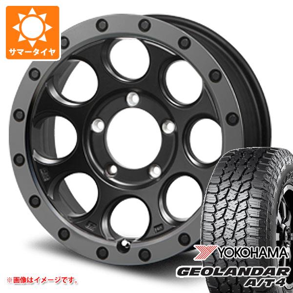 5本セット スズキ ジムニーノマド JC74W用 サマータイヤ ヨコハマ ジオランダー A/T4 G018 LT225/75R16 115/112S ブラックレター エクストリームJ XJ03 6.0-16