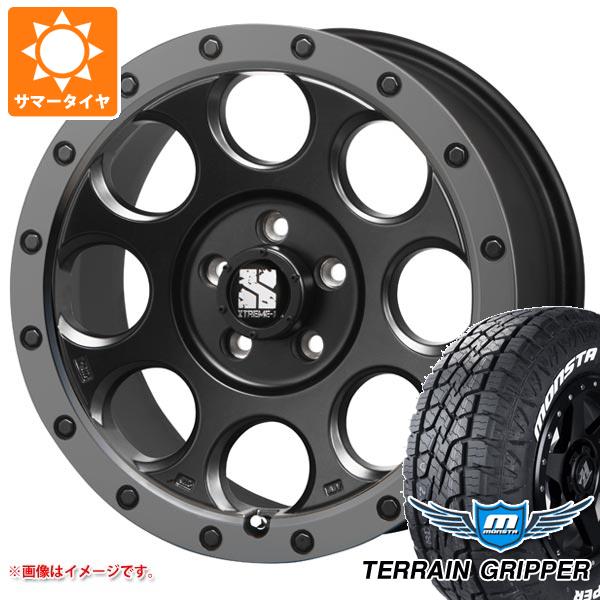 5本セット ジープ ラングラー JK/JL系用 サマータイヤ モンスタ テレーングリッパー LT285/70R17 121/118R ホワイトレター MLJ エクストリームJ XJ03