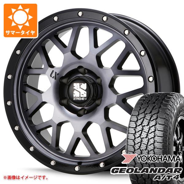 トヨタ ランドクルーザー300用 サマータイヤ ヨコハマ ジオランダー A/T4 G018 275/55R20 117H XL ブラックレター MLJ エクストリームJ XJ04 8.5-20