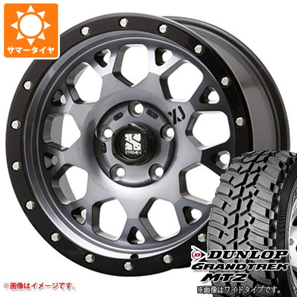 MLJ - 5本仕掛ける FJクルーザー 10系用 朱夏タイア ダンロップ MT2 LT285/75R16 116/113Q アウトラインホワイトレター エクストリームJ XJ04 8.0-16 タイヤ、ホイール-夏タイヤ、ホイールセット-自動車