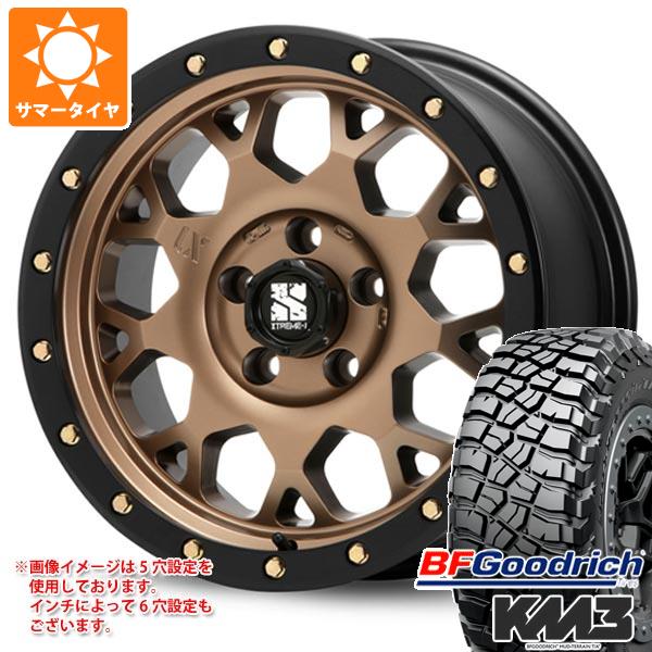 ハイラックス 120系用 サマータイヤ BFグッドリッチ マッドテレーンT/A KM3 LT265/70R17 121/118Q MLJ エクストリームJ XJ04 8.0 17 :xj04mb 27566 t80995yt:タイヤマックス