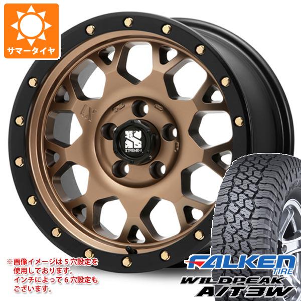 MLJ - 5本仕掛ける FJクルーザー 10系用 朱夏タイア ファルケン ワイルドピーク A/T3W LT265/70R17 121/118R  エクストリームJ XJ04 8.0-17 タイヤ、ホイール-車、バイク、自転車-夏タイヤ、ホイールセット