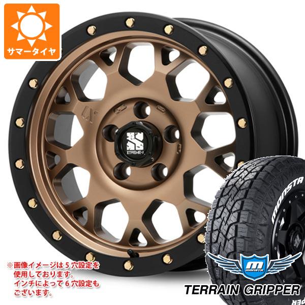 MLJ - 地びたクルーザー プラド 150系用 朱夏タイア モンスタ テレーングリッパー 265/65R17 116T XL 白いこと雁の使い エクストリームJ XJ04 8.0-17 夏タイヤ、ホイールセット-自動車