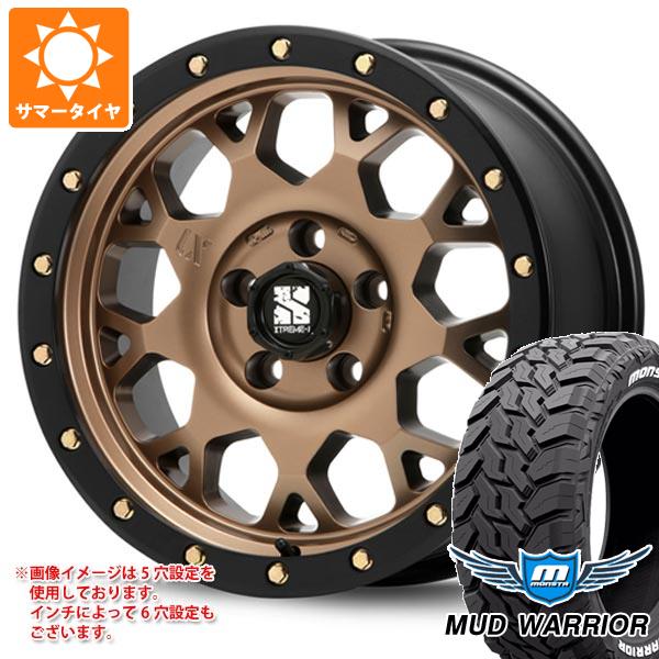 5本セット FJクルーザー 10系用 サマータイヤ モンスタ マッドウォーリアー LT265/70R17 121/118Q ホワイトレター MLJ エクストリームJ XJ04 8.0-17