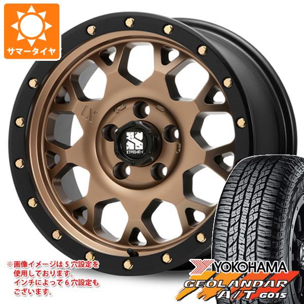 RAV4 50系用 サマータイヤ ヨコハマ ジオランダー A/T G015 245/65R17 111H XL ブラックレター MLJ エクストリームJ XJ04 7.0 17 :xj04mb 22925 t801015yt:タイヤマックス