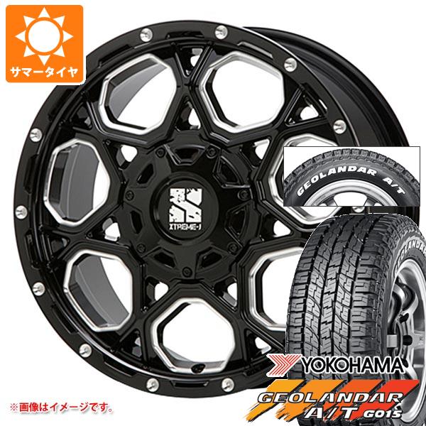 MLJ - T31エクストレイル用 朱夏タイア ヨコハマ ジオランダー A/T G015 215/65R16C 109/107S 白いこと雁の使い エクストリームJ XJ06 7.0-16 タイヤ、ホイール-車、バイク、自転車-夏タイヤ、ホイールセット