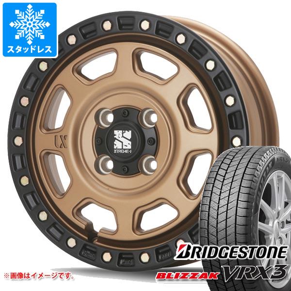 スタッドレスタイヤ ブリヂストン ブリザック VRX3 145/70R12 69Q MLJ エクストリームJ XJ07 4.0-12