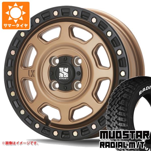 MLJ - ハイゼットカーゴ S320系用 炎節タイア マッドスター ラジアル M/T 145/80R12 80/78N 白いこと水茎の跡 エクストリームJ XJ07 4.0-12