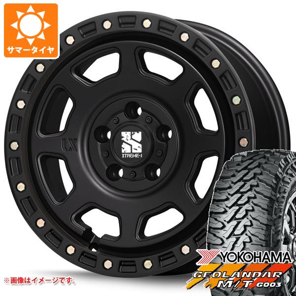 ジープ ラングラー JK/JL系用 サマータイヤ ヨコハマ ジオランダー M/T G003 LT285/70R17 121/118Q MLJ エクストリームJ XJ07 :xj07sbw 25911 j27121p:タイヤマックス