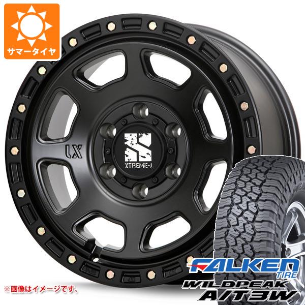 5本セット FJクルーザー 10系用 サマータイヤ ファルケン ワイルドピーク A/T3W LT285/70R17 116Q  MLJ エクストリームJ XJ07 8.0-17