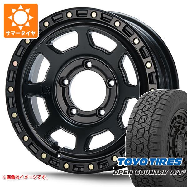 MLJ - 5本仕かける ジムニー JB64W用 炎節タイア トゥーヨー 明けひろげカントリー A/T3 215/70R16 100T 黒いこと水茎の跡 エクストリームJ XJ07 5.5-16